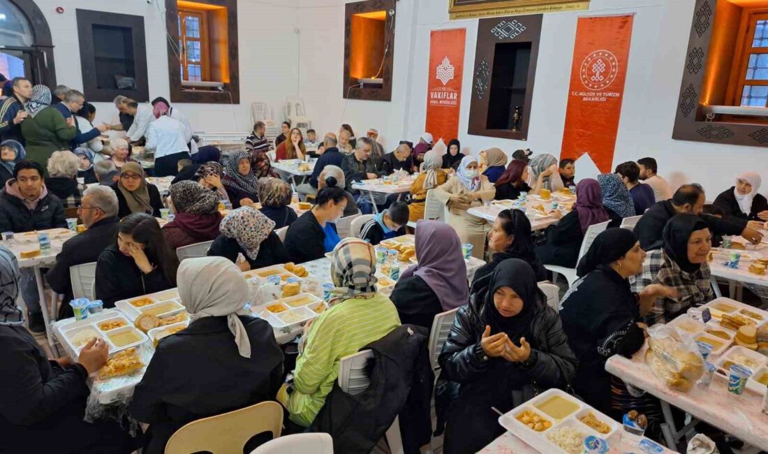 Bursa’da iftar sofraları kurulacak Kültür ve Turizm Bakanlığı Vakıflar Genel Müdürlüğü, Ramazan ayı boyunca
