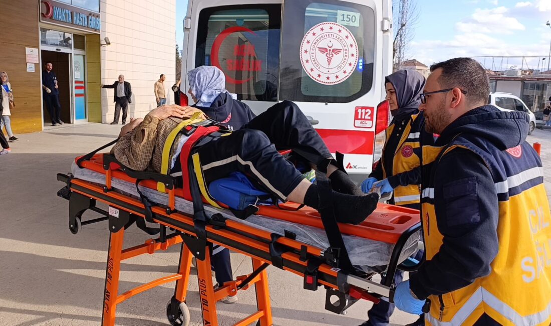 Bursa'nın İnegöl ilçesinde tamir ettiği traktörünün altında kalan şoför ağır