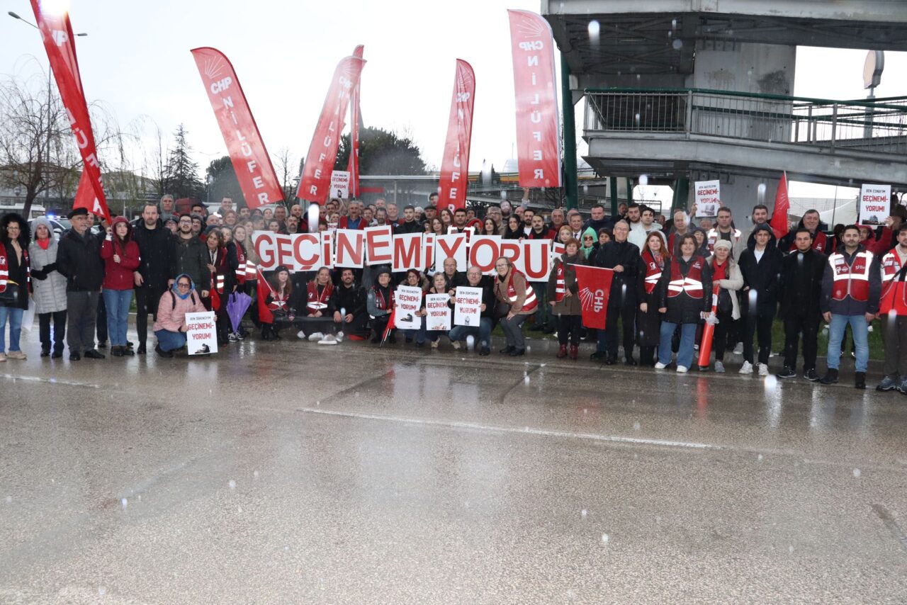 Cumhuriyet Halk Partisi Nilüfer İlçe Başkanlığı, artan hayat pahalılığına, asgari