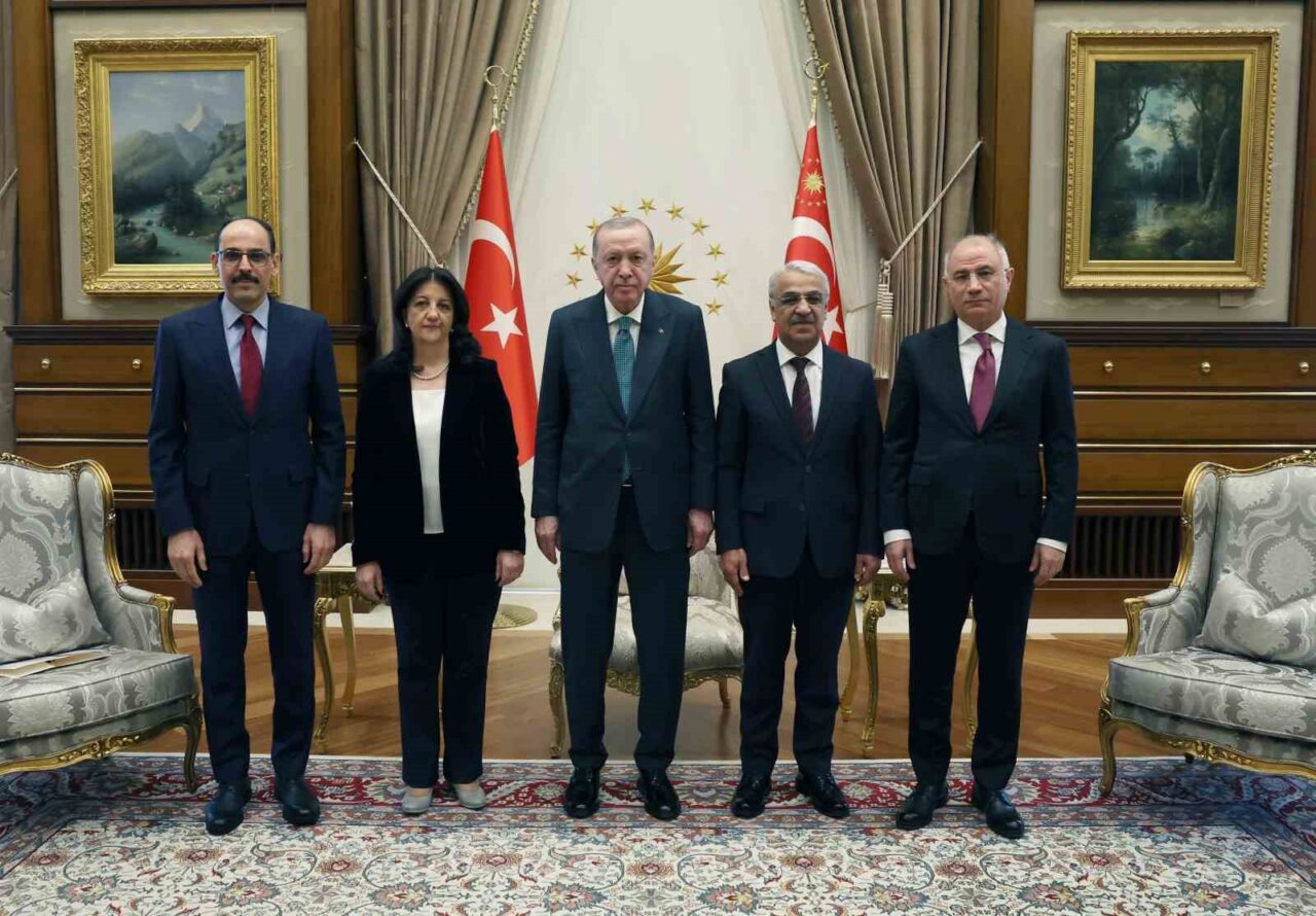 Cumhurbaşkanı Recep Tayyip Erdoğan, DEM Parti heyetini Beştepe'de 4'üncü kez