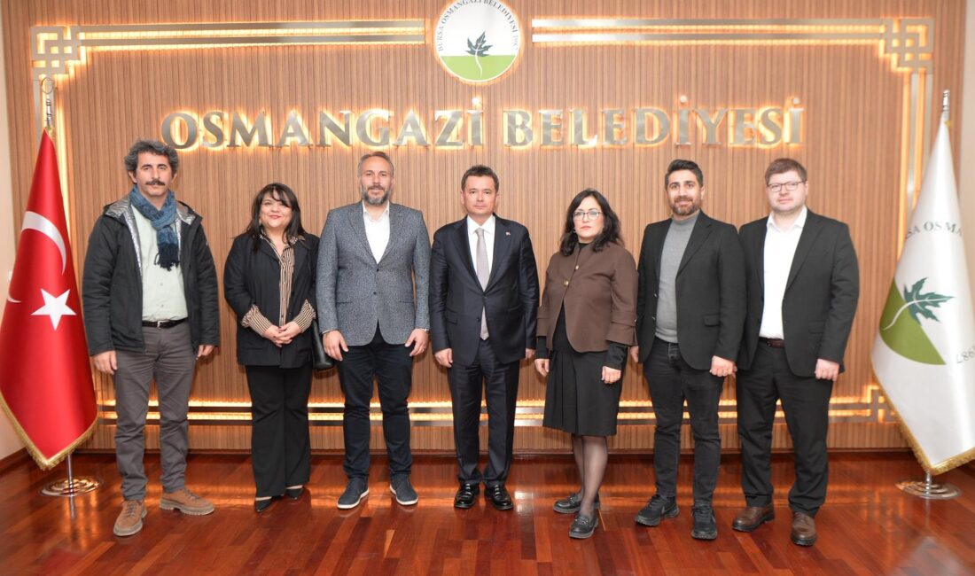 Şimşek’ten, Aydın’a ziyaret. TMMOB Mimarlar Odası Bursa Şubesi başkan ve yöneticileri, Osmangazi Belediye