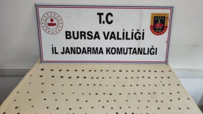 Bursa’nın Mudanya ilçesinde tarihi eser kaçakçılığına yönelik düzenlenen operasyonda 137