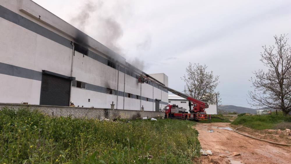 Mobilya fabrikasında korkutan yangın Bursa'nın İnegöl ilçesinde bir mobilya fabrikasında yangın çıktı. Alevler, itfaiye