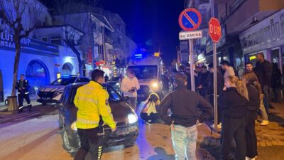 Bursa'nın İznik ilçesinde otomobil ile motosikletin çarpıştığı kazada motosiklet sürücüsü