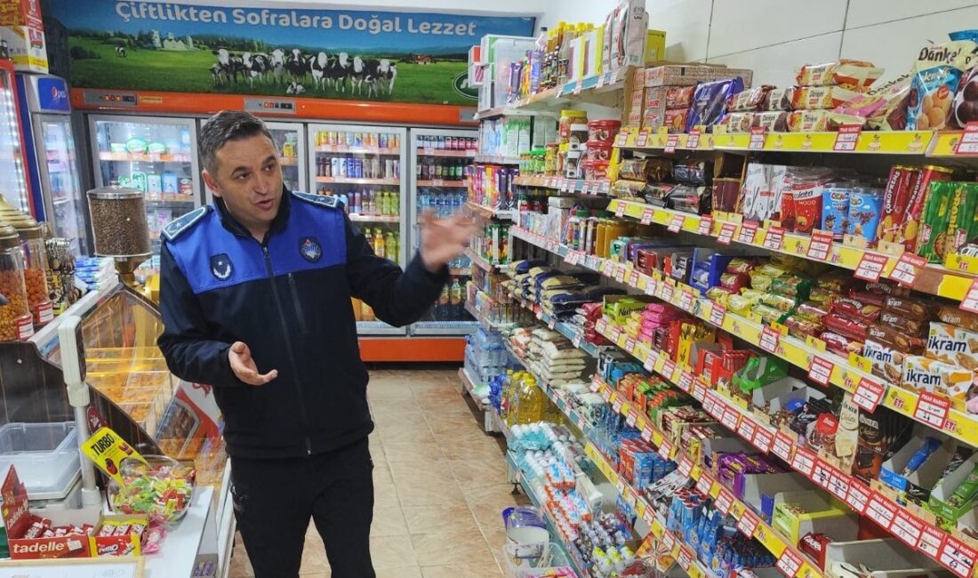 378 işyeri tek tek denetlendi İnegöl Belediyesi zabıta ekipleri, ilçe genelinde 378 market ve bakkalı