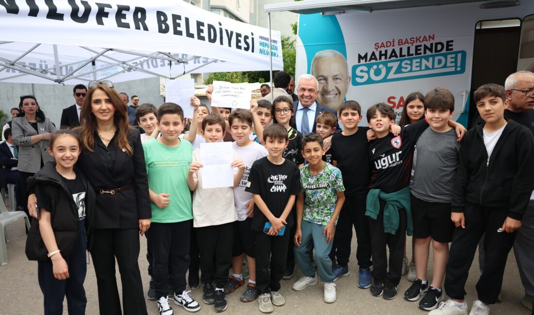 Bu kez müjde Demirci’ye geldi! Nilüfer Belediye Başkanı Şadi Özdemir, Demirci Mahallesi’nde vatandaşlarla bir araya