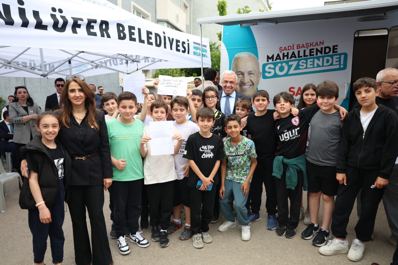 Nilüfer Belediye Başkanı Şadi Özdemir, Demirci Mahallesi’nde vatandaşlarla bir araya