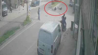 Bursa’da yol ortasında bir anda yön değiştiren bisikletli kazaya neden