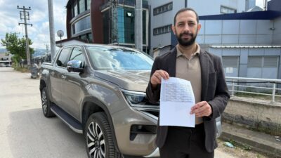 Bursa’da yaşayan bir vatandaş, hiç gitmediği İstanbul otoyollarından kesilen geçiş