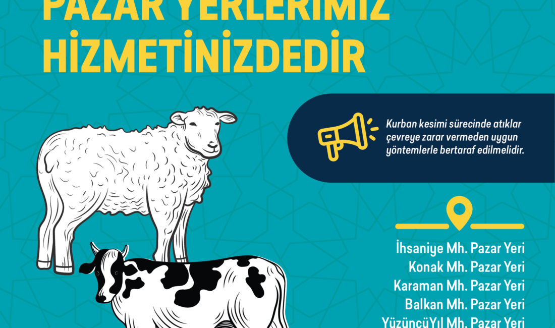 Kurban Bayramı öncesi açıklandı… Nilüfer Belediyesi, Kurban Bayramı öncesinde vatandaşların hijyenik ve güvenli ortamda