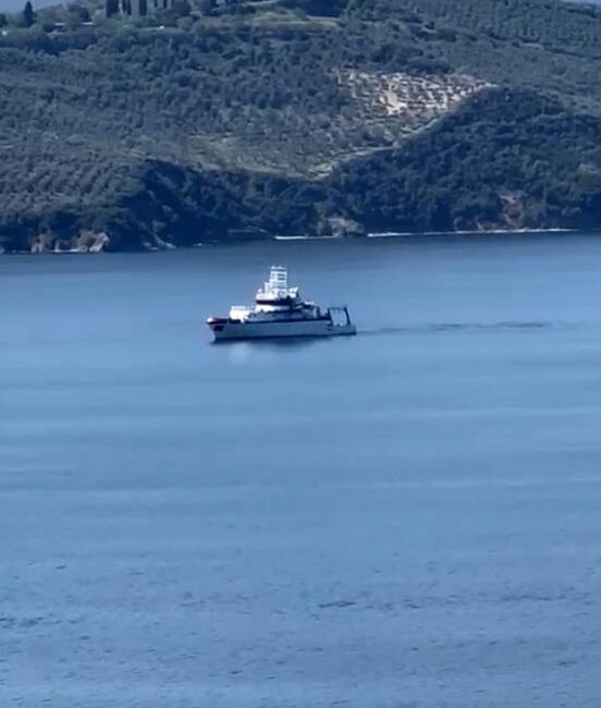Deprem çalışmaları devam ediyor Marmara genelinde geniş bir alanda tarama faaliyetleri gerçekleştiren gemi, deniz