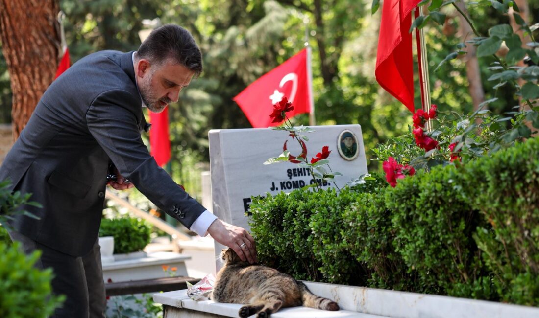 Şahin Biba’dan şehitlikte duygusal anlar Bursa Büyükşehir Belediyesi Başkan Vekili Şahin Biba, Kurban Bayramı arefesinde