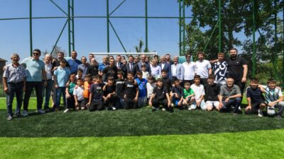 Osmangazi Belediyesi tarafından Çukurca Mahallesi'ne kazandırılan spor tesisi düzenlenen törenle