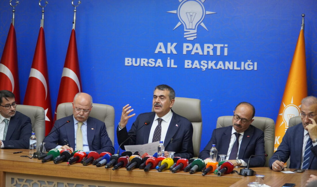 Milli Eğitim Bakanı Yusuf Tekin, Bursa ziyaretinde eğitim alanındaki gelişmeleri