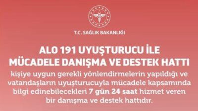 Uluslararası Uyuşturucu Kullanımı ve Kaçakçılığı ile Mücadele Günü kapsamında vatandaşlara,