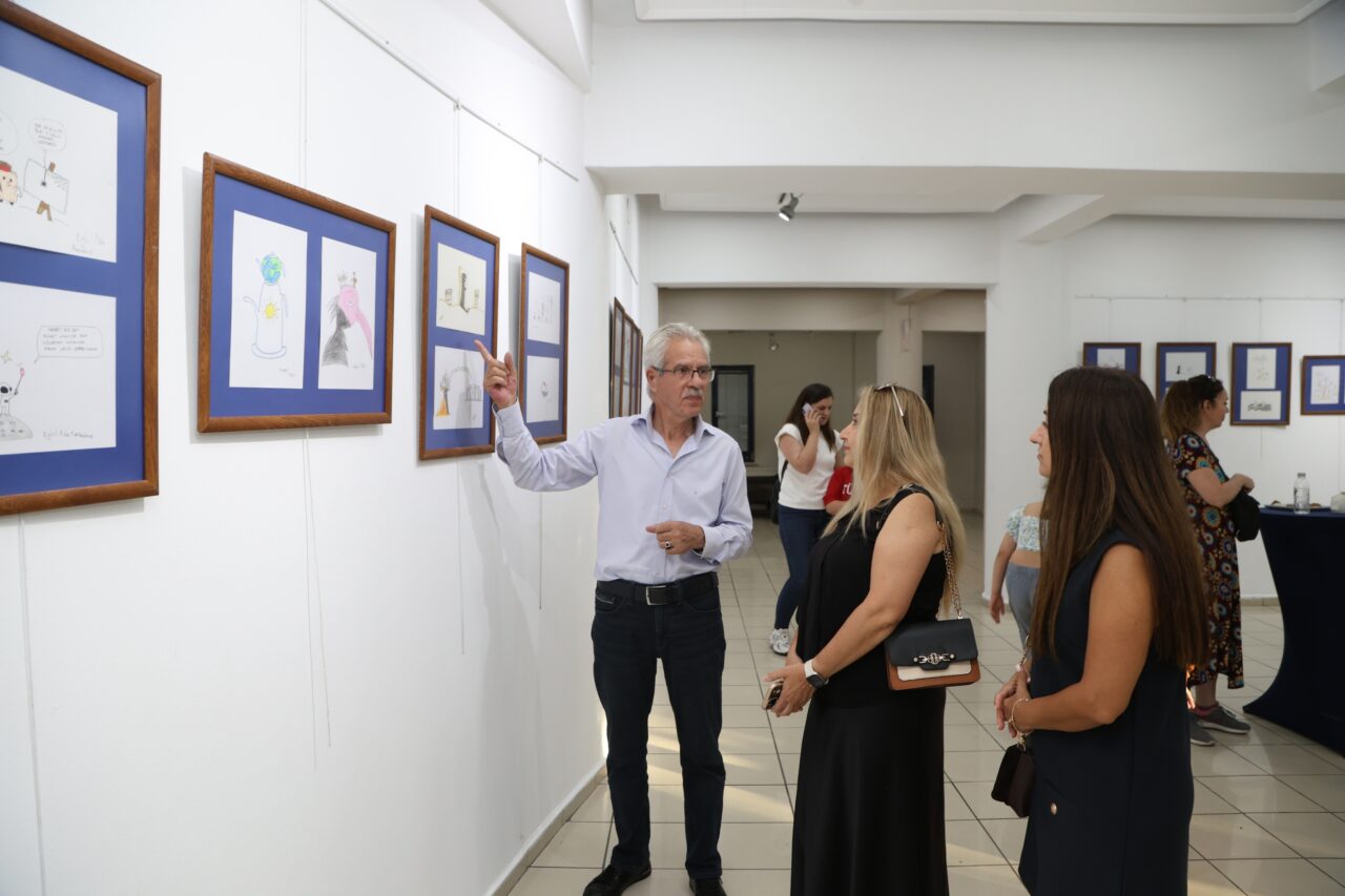 Çocukların çizgileri sergiye dönüştü 2 Bülten Medya -