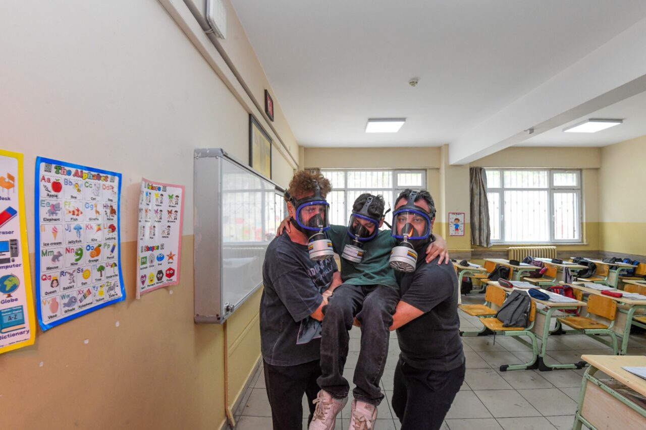 Osmangazi Belediyesi Afet İşleri Müdürlüğü ekipleri, Meliha Cemal Bağcı Ortaokulu’nda