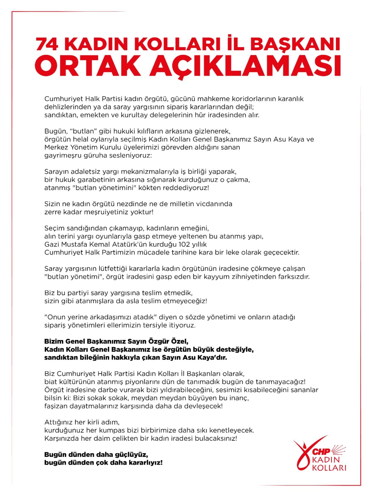 Bu kez kadınlardan sert çıkış 2 Bülten Medya -