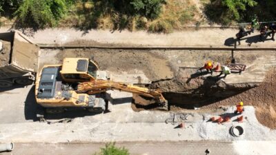Bursa Büyükşehir Belediyesi, İnegöl'ün iki mahallesinde uzun süredir beklenen kanalizasyon
