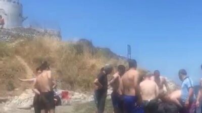 Bursa'nın Mudanya ilçesi Altınkçum Sahili'nde arkadaşıyla birlikte denize giren S.Ç.