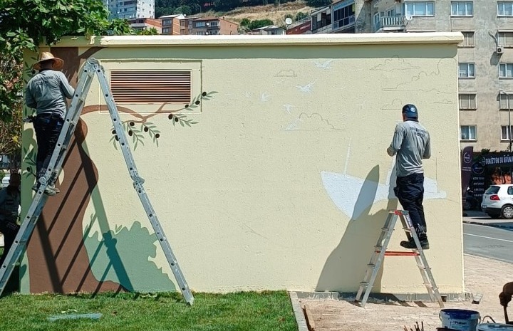 Bursa'nın duvarları sanat eserine dönüştü 1 Bülten Medya -