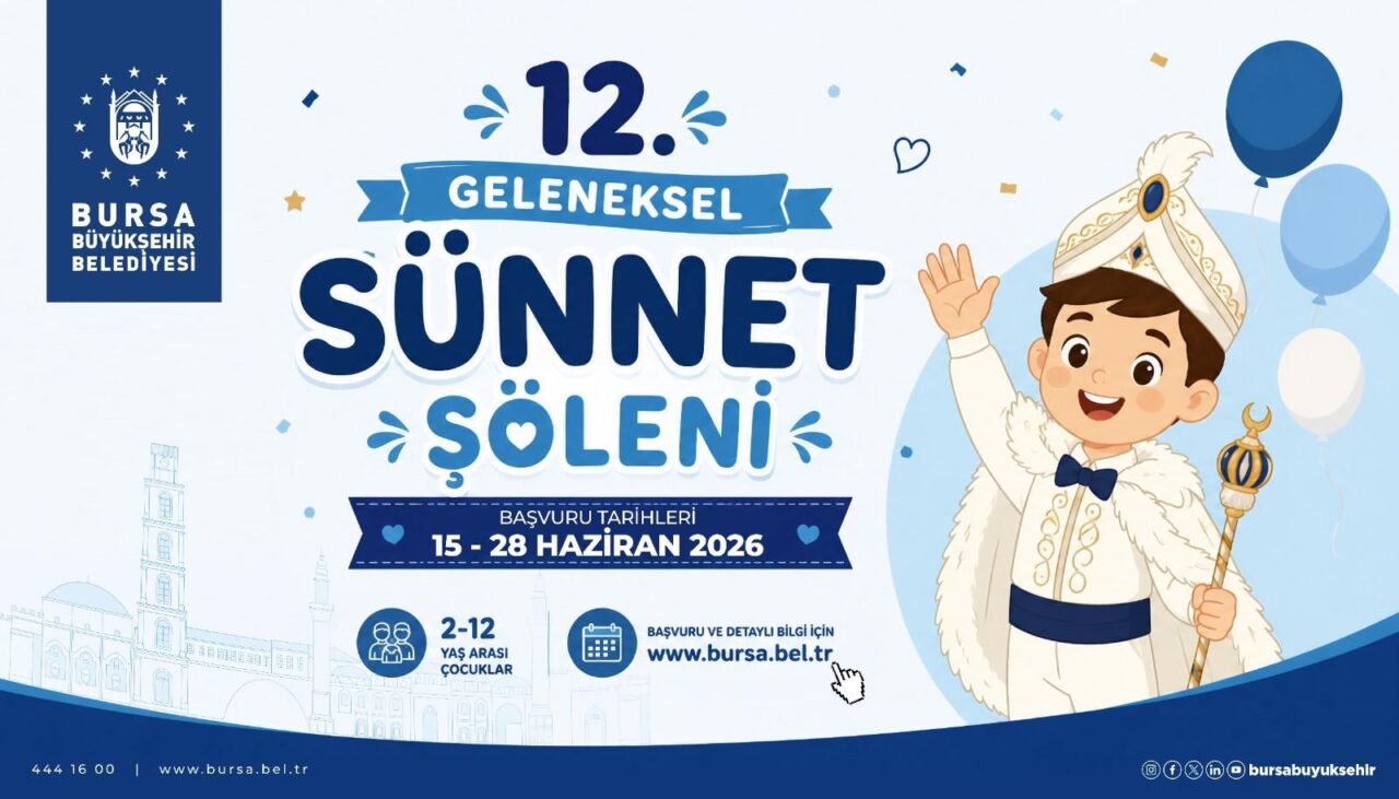 Bursa’da ücretsiz sünnet şöleni başlıyor 1 Bülten Medya -