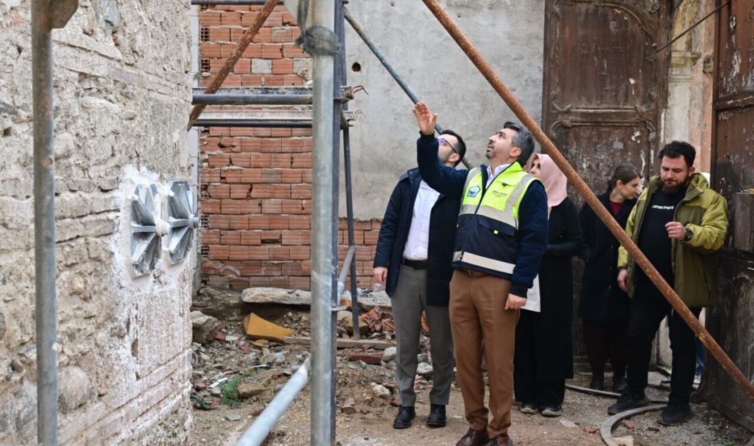 Bursa’daki tarihi yapı yeniden hayat buluyor Yıldırım Belediyesi, Kurtoğlu Mahallesi'ndeki metruk halde bulunan tescilli kilise yapısını