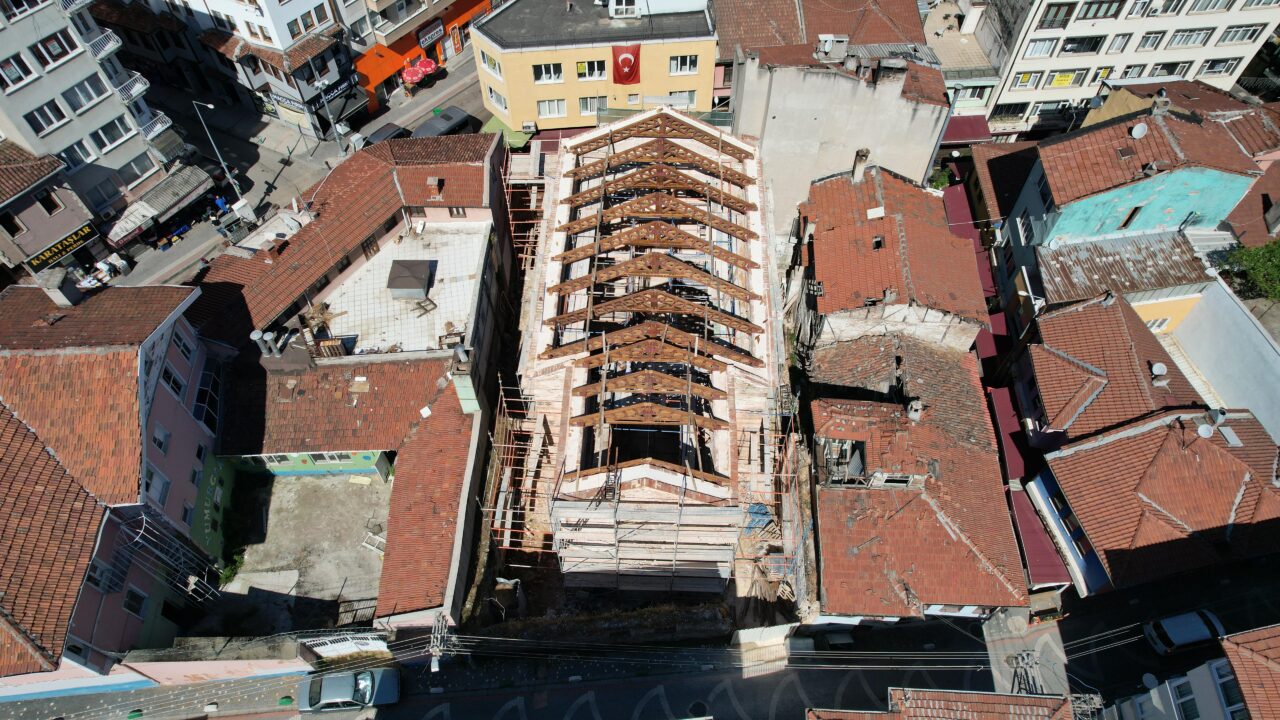 Bursa'daki tarihi yapı yeniden hayat buluyor 1 Bülten Medya -