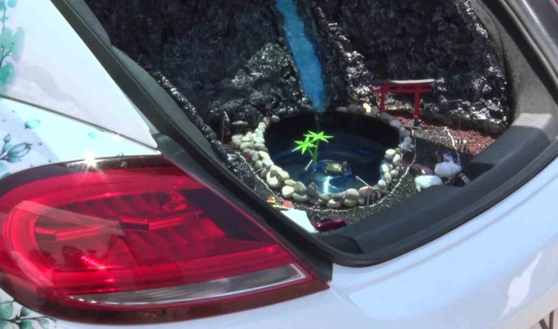 Bursa’da düzenlenen Tuning Fest’te yaklaşık 300 bin liralık modifiye uygulanan