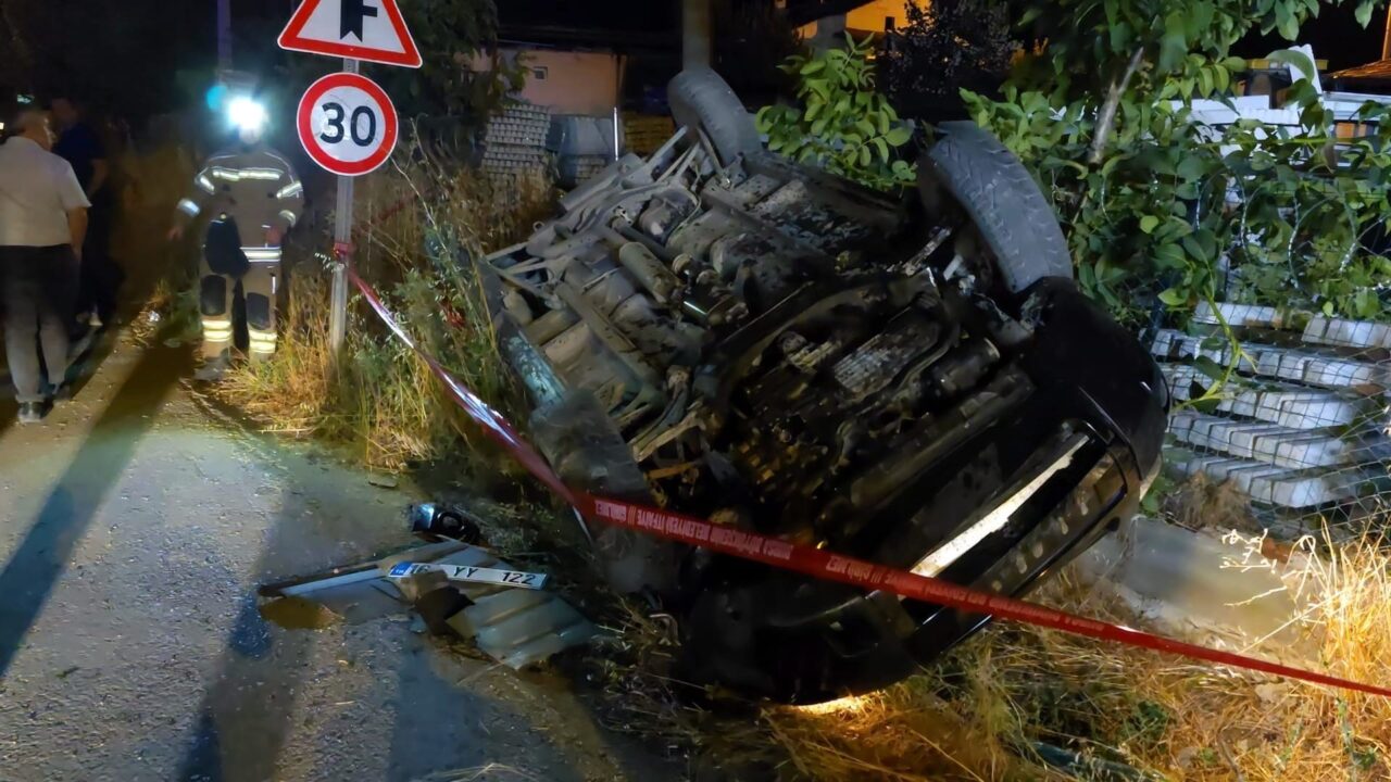 Viraj faciaya dönüştü! Takla atan cip kamerada 1 Bülten Medya -