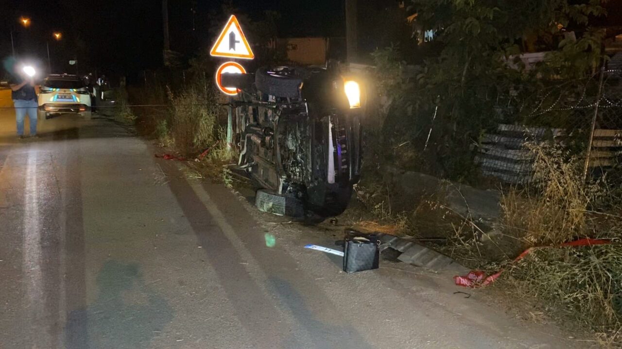 Viraj faciaya dönüştü! Takla atan cip kamerada 2 Bülten Medya -