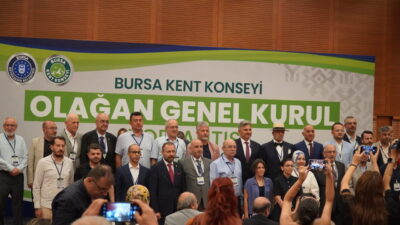 Bursa Kent Konseyi Seçimli Genel Kurulu'nda tek aday olarak seçime