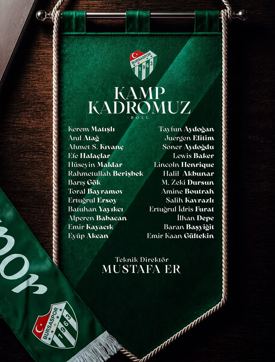 Bursaspor'da beklenen liste açıklandı 1 Bülten Medya -