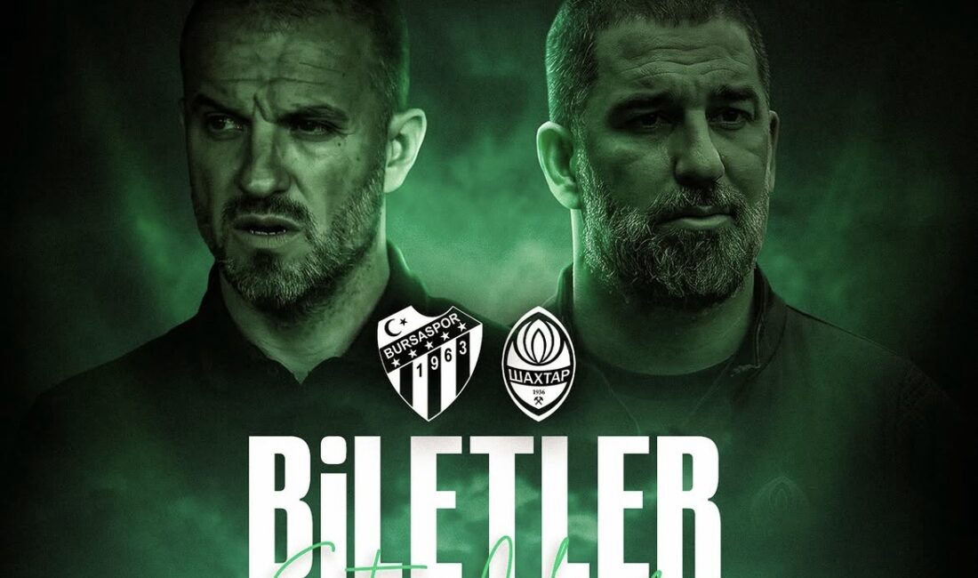 Bursaspor'un, 26 Temmuz Pazar günü Shakhtar Donetsk ile oynayacağı hazırlık