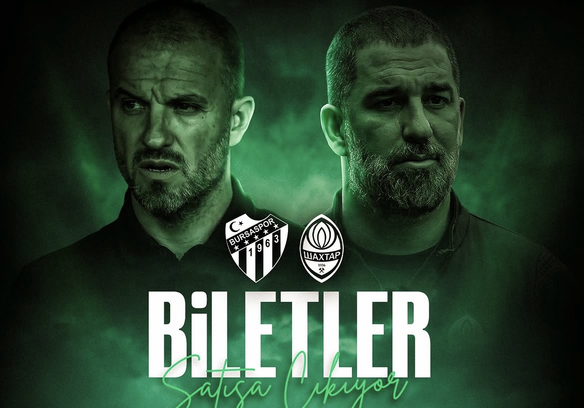 Bursaspor'un, 26 Temmuz Pazar günü Shakhtar Donetsk ile oynayacağı hazırlık