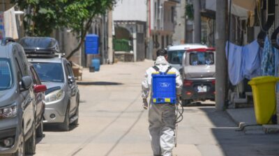 Osmangazi Belediyesi, Hamitler Mahallesi'nden gelen haşere şikâyeti üzerine ekiplerini bölgeye