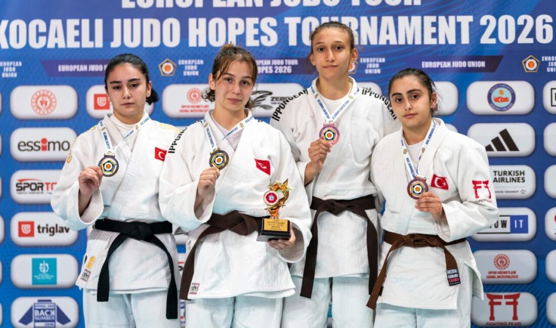 Osmangazi’nin judocuları Avrupa’ya damga vurdu! Osmangazi Belediyespor altyapısından yetişen milli judocular, Kocaeli'de düzenlenen Yıldızlar Avrupa