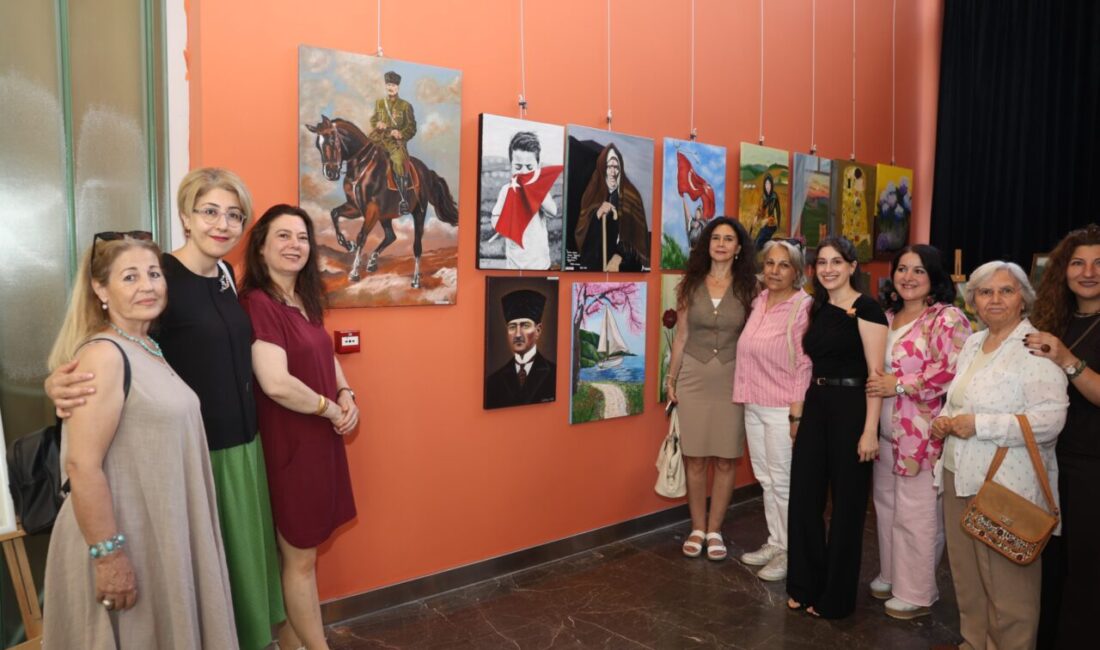 OSMEK’ten sanat dolu sergi Osmangazi Belediyesi Meslek Edindirme Kursları (OSMEK) Elmasbahçeler Kurs Merkezi kursiyerlerinin