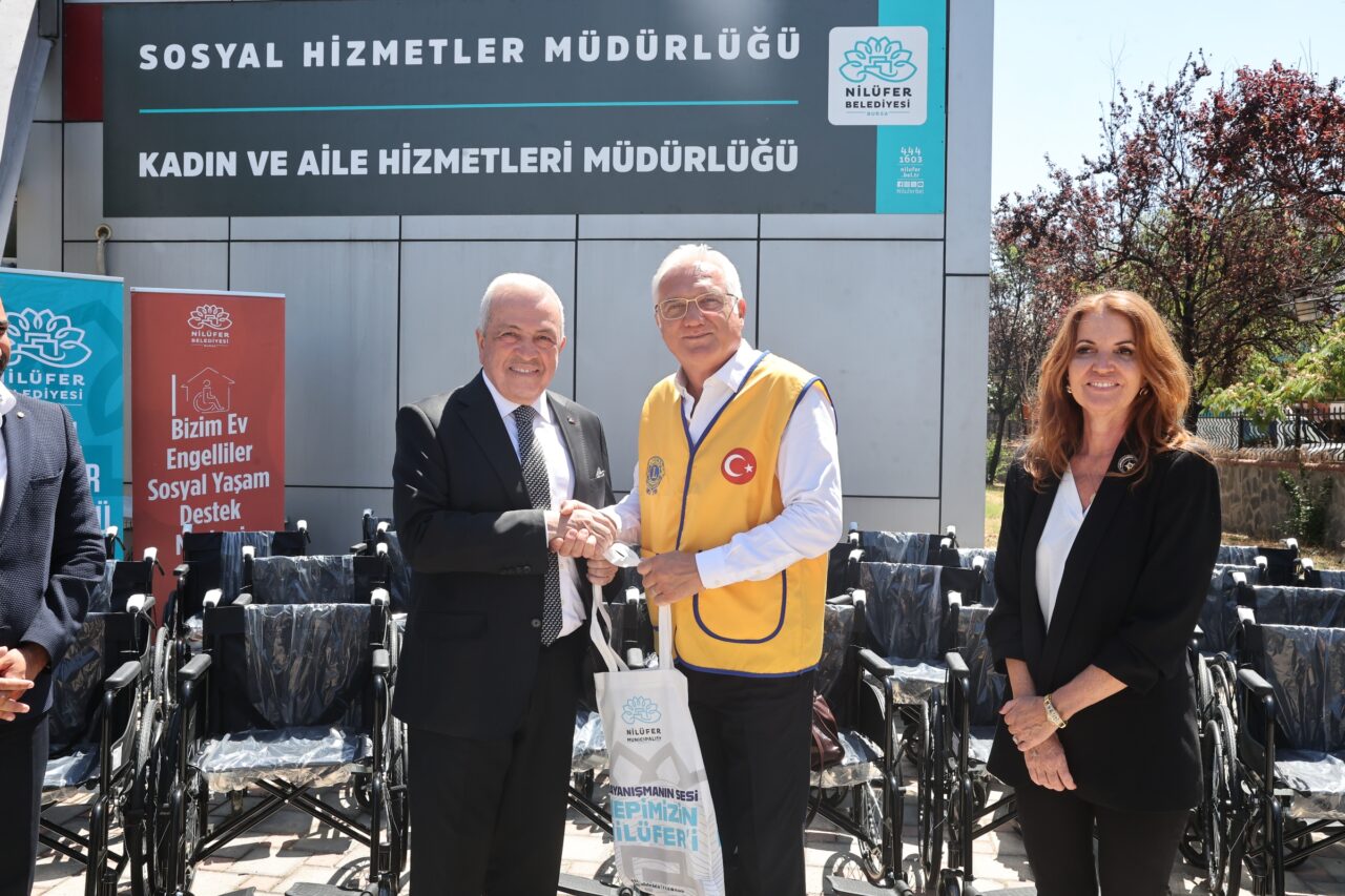 Nilüfer Belediyesi ile 118-K Lions Federasyonu iş birliğiyle temin edilen