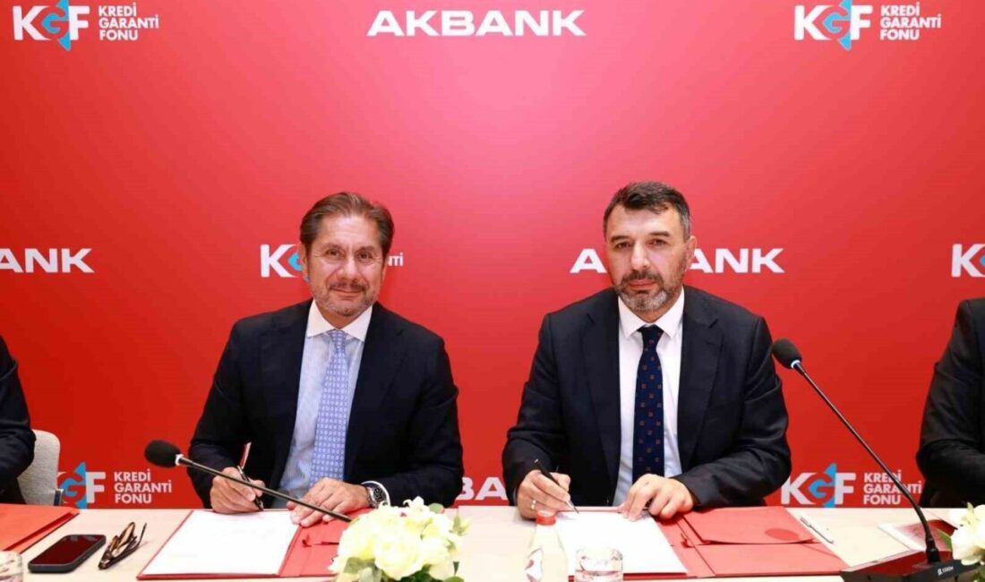 Akbank ve Kredi Garanti Fonu (KGF), KOBİ’lerin finansmana erişimini kolaylaştırmak