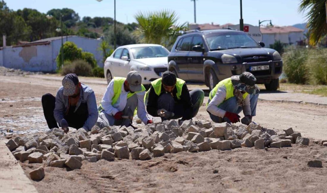 Ayvalık Belediyesi Fen İşleri Müdürlüğü ekipleri, Ali Çetinkaya Mahallesi son