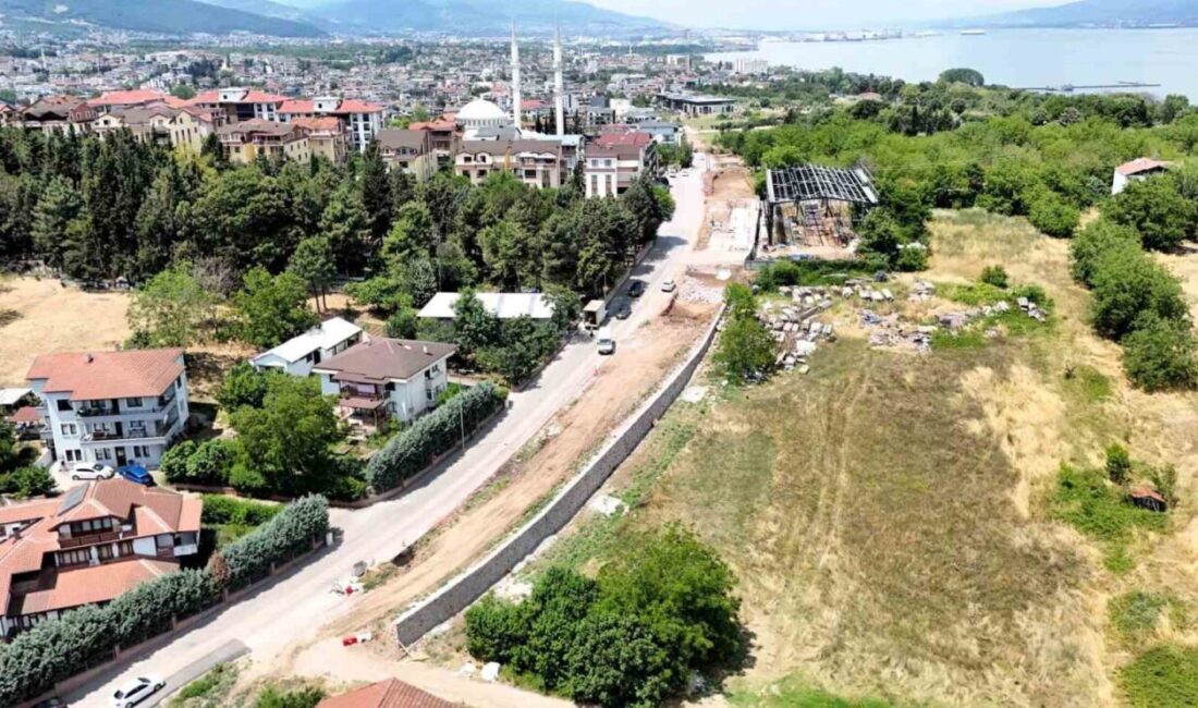 Başiskele trafiğini rahatlatacak 2. etap projesinde sona doğru Başiskele ilçesinde D-130 kara yoluna alternatif güzergah oluşturacak Selahattin Eyyübi