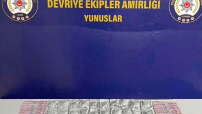 Beşiktaş’ta, motosikletli polis timlerinin şüphe üzerine durdurduğu araçta, çamaşır makinesine