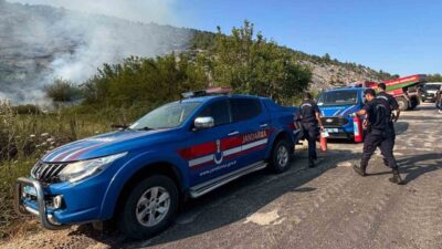 Bilecik’te, çıkan kıvılcımın yangına sebep olduğu biçme makinesinin operatörü gözaltına