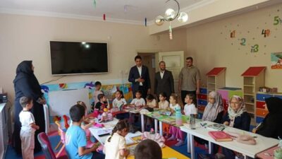 Bilecik’in Pazaryeri ilçesinde Kaymakam Muhammet Mustafa Kara, Merkez Kur’an Kursu’nu