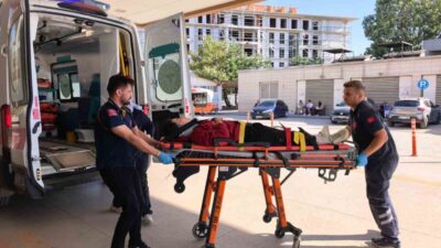 Bursa’nın İnegöl ilçesinde kontrolden çıkan motosikletin dere yatağına uçtuğu kazada