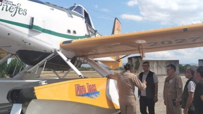 Orman Genel Müdürlüğü’ne ait 2 Air Tractor tipi yangın söndürme