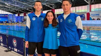 Bursa Büyükşehir Belediyespor Kulübü sporcuları, Samsun’da düzenlenen Sporcu Eğitim Merkezleri