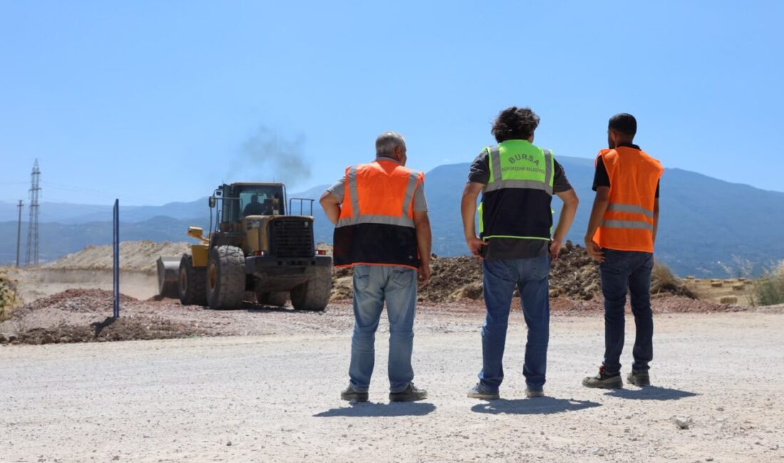 Bursa Büyükşehir Belediyesi, İnegöl'de dört mahalleyi kapsayan 18 kilometrelik yeni