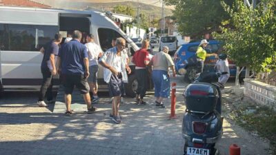 Çanakkale’de çıkan orman yangınında tedbir amaçlı özel yaşlı bakım merkezinde